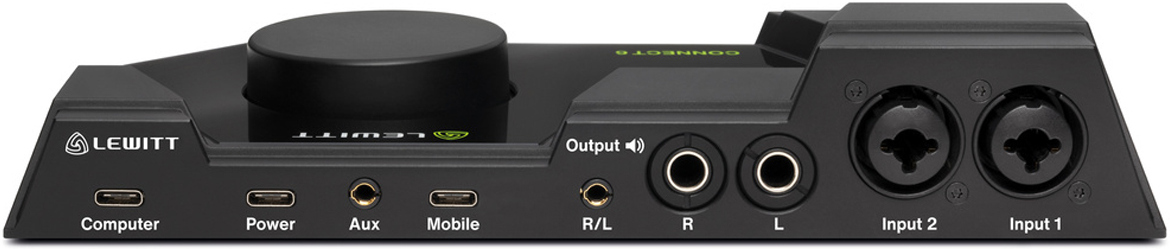 USB-аудиоинтерфейс Lewitt Connect 6 - осмеливается выделиться, впервые познакомившись с миром аудиоинтерфейсов.